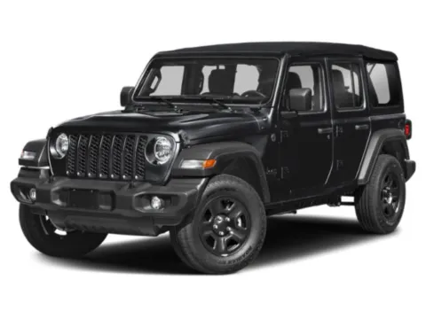 White 2025 Jeep Wrangler 4-Door Sahara 4x4 for sale in Columbia, IL
