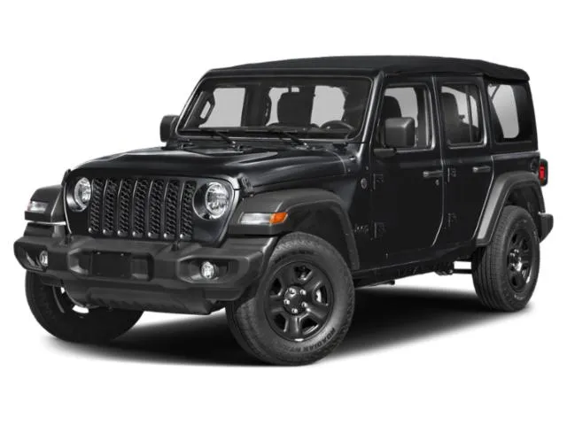 Gray 2025 Jeep Wrangler 4-Door Sahara 4x4 for sale in Columbia, IL