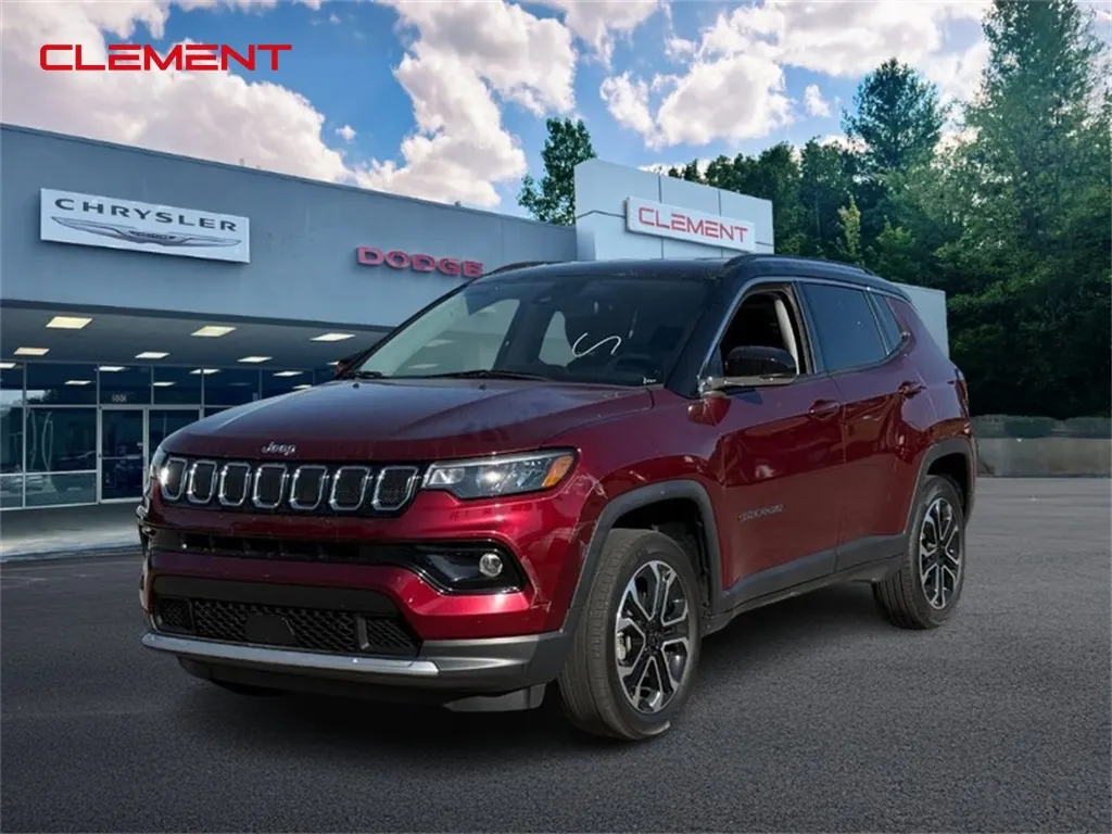 Red 2022 Jeep Compass Limited for sale in Columbia, IL