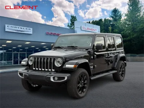 Black 2021 Jeep Wrangler Unlimited Sahara 4xe for sale in Columbia, IL