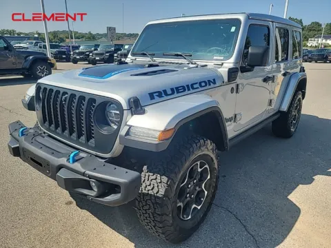Silver 2022 Jeep Wrangler Unlimited Rubicon 4xe for sale in Columbia, IL