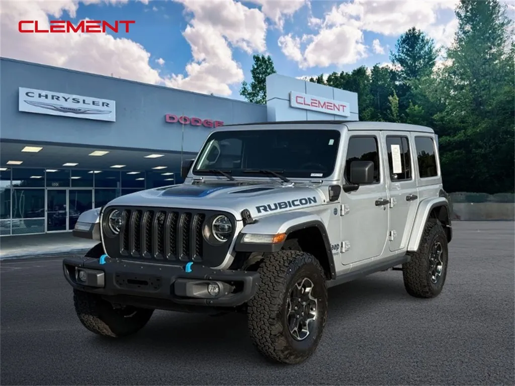 Silver 2022 Jeep Wrangler Unlimited Rubicon 4xe for sale in Columbia, IL