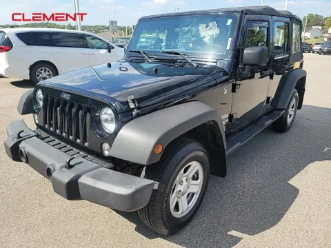 Black 2015 Jeep Wrangler Unlimited Sport for sale in Columbia, IL