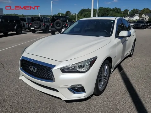 White 2020 INFINITI Q50 3.0t LUXE for sale in Columbia, IL