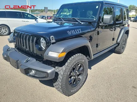Black 2021 Jeep Wrangler Unlimited Willys for sale in Columbia, IL