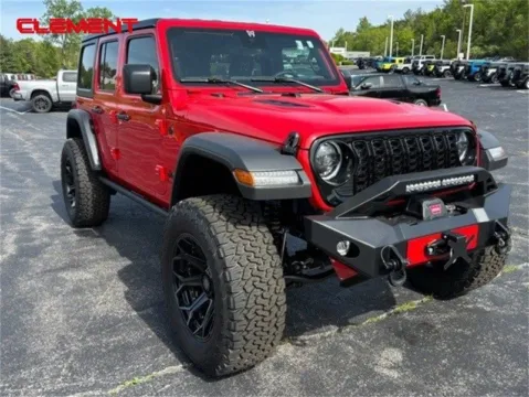 More photos of 2024 Jeep Wrangler Willys Wheeler Rocky Ridge at Clement Chrysler Dodge Jeep Ram Columbia, IL