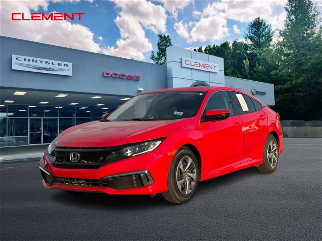 Red 2020 Honda Civic LX for sale in Columbia, IL