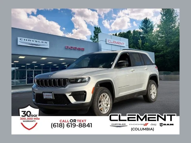 Silver 2025 Jeep Grand Cherokee Laredo X for sale in Columbia, IL