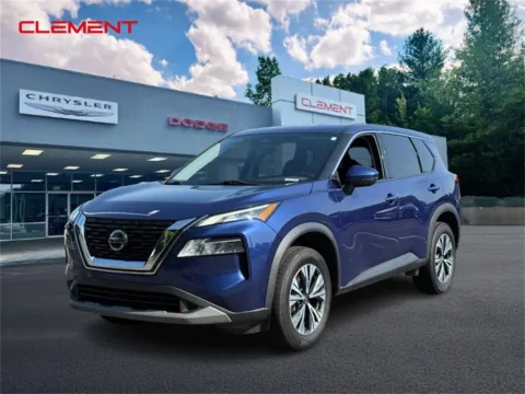 Blue 2021 Nissan Rogue SV for sale in Columbia, IL