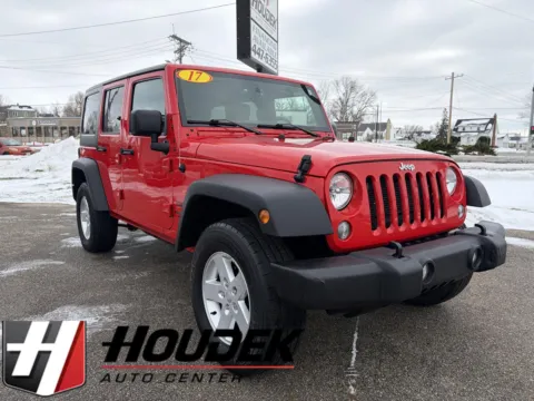 Red 2017 Jeep Wrangler Unlimited Sport for sale in Marion, IA