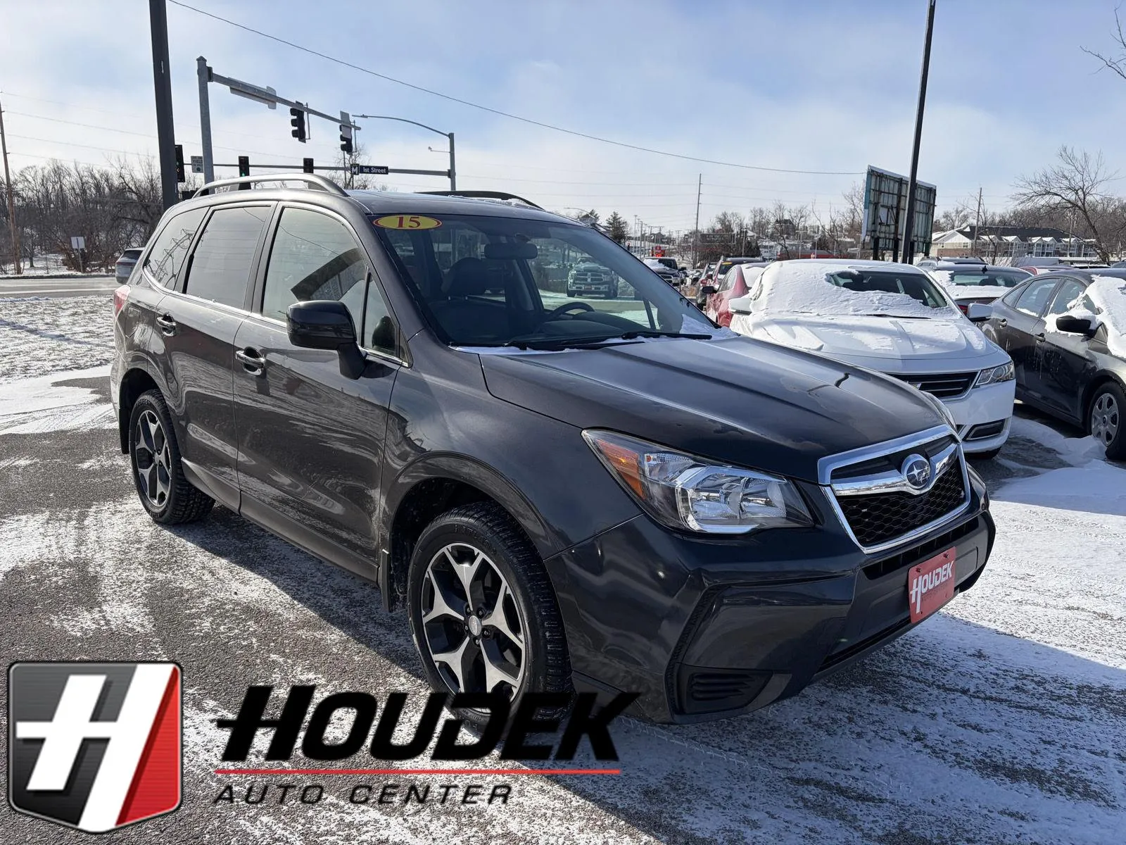 Black 2015 Subaru Forester 2.0XT Premium for sale in Marion, IA