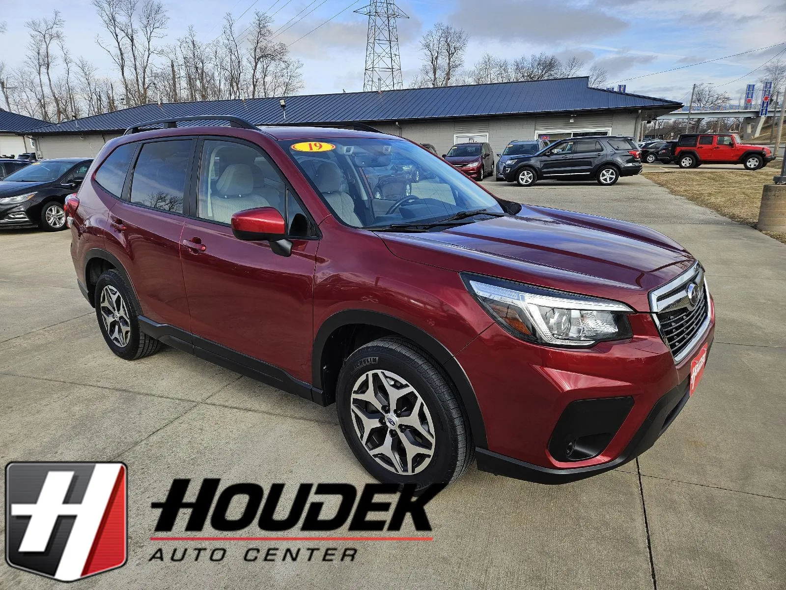 Red 2019 Subaru Forester Premium for sale in Marion, IA