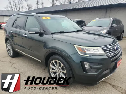 Red 2016 Ford Explorer Limited for sale in Marion, IA