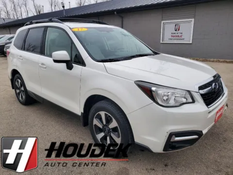 White 2017 Subaru Forester Premium for sale in Marion, IA