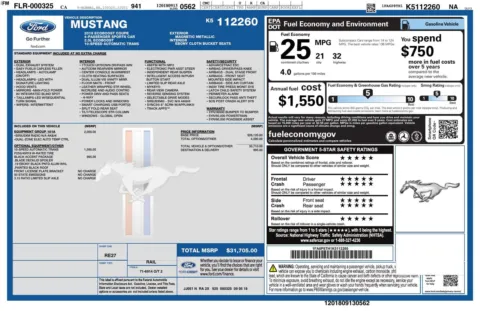 Another view of 2019 Ford Mustang EcoBoost for sale in Marion, IA at Houdek Auto Center