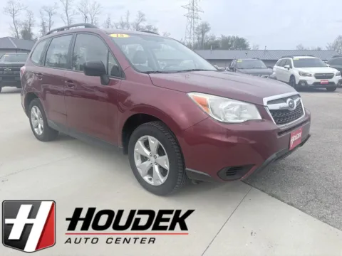 Red 2015 Subaru Forester 2.5i for sale in Marion, IA