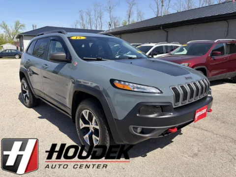 Blue 2015 Jeep Cherokee Trailhawk for sale in Marion, IA