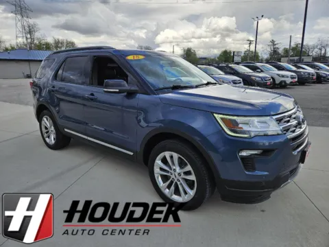 Blue 2018 Ford Explorer XLT for sale in Marion, IA