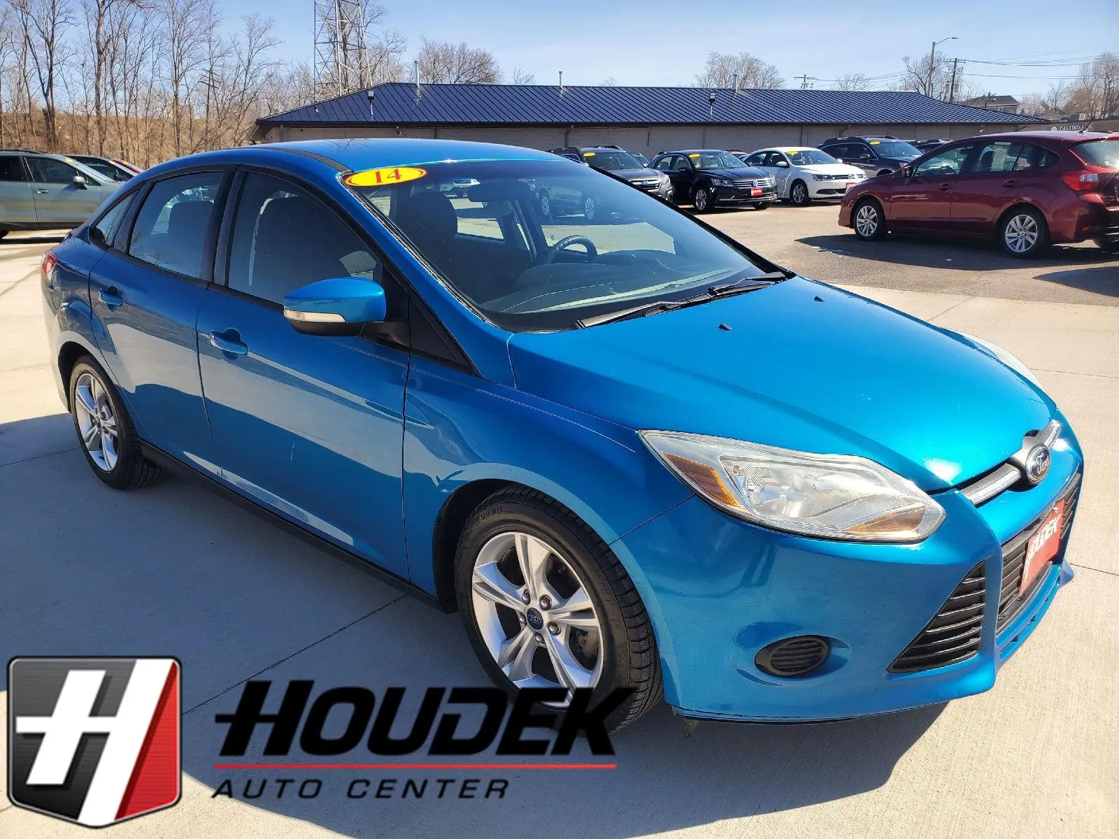 Blue 2014 Ford Focus SE for sale in Marion, IA