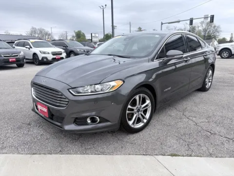 Another view of 2015 Ford Fusion Titanium Hybrid for sale in Marion, IA at Houdek Auto Center