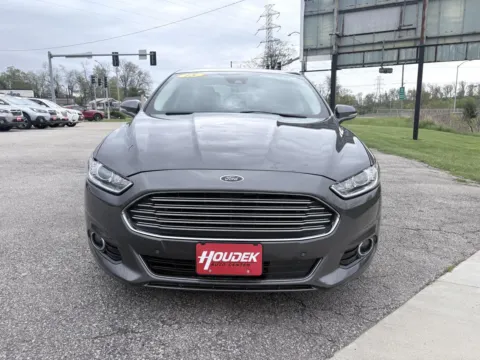 Photos of 2015 Ford Fusion Titanium Hybrid for sale in Marion, IA at Houdek Auto Center