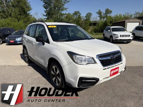 White 2018 Subaru Forester 2.5i Premium PZEV CV for sale in Marion, IA