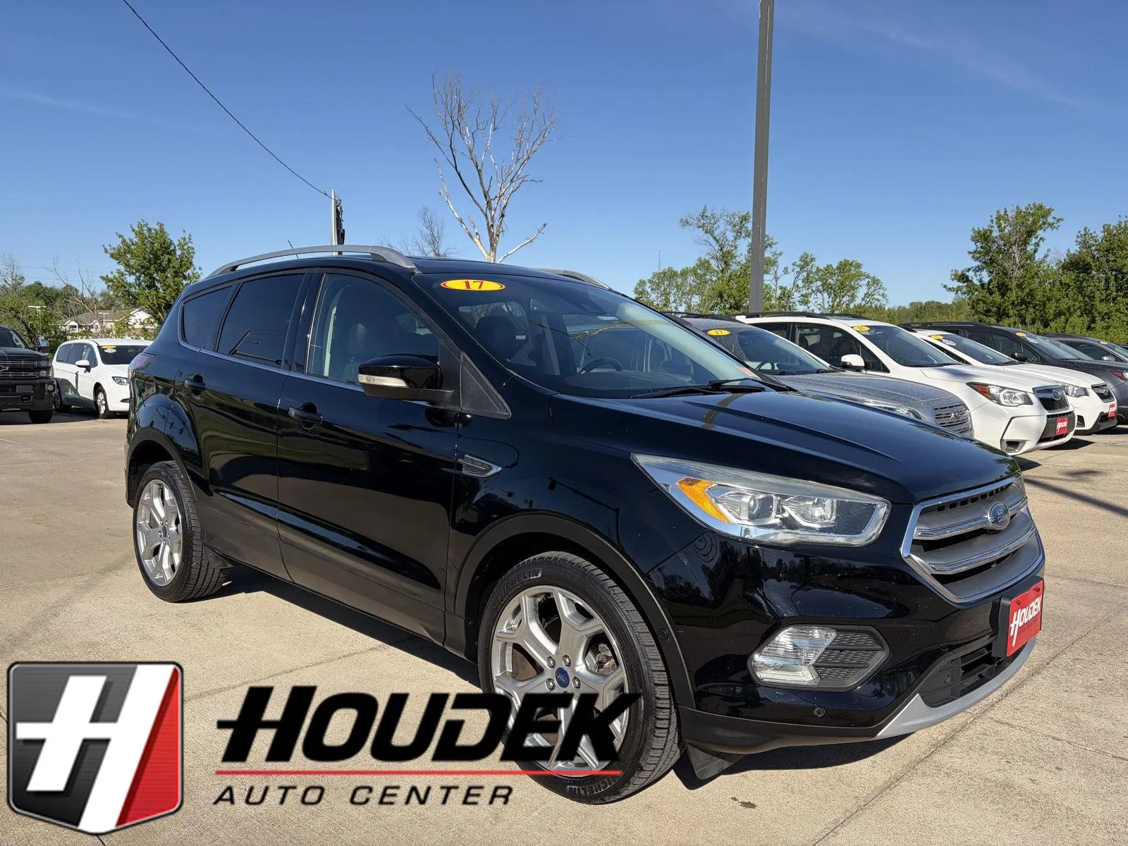 Black 2017 Ford Escape Titanium for sale in Marion, IA