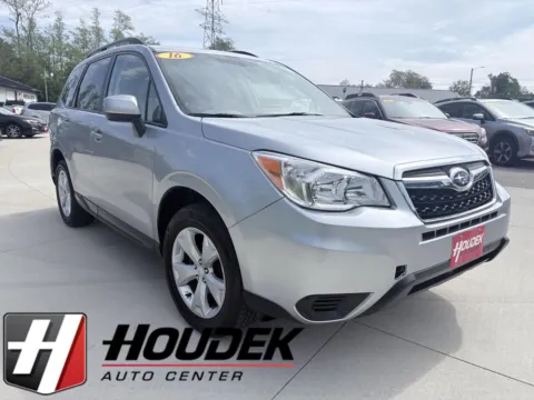 Silver 2016 Subaru Forester 2.5i Premium for sale in Marion, IA