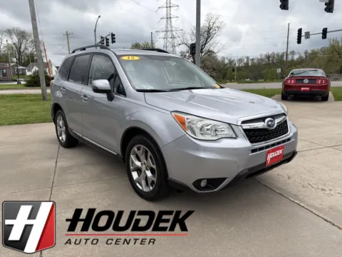 Silver 2015 Subaru Forester 2.5i Touring for sale in Marion, IA