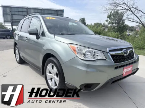 Green 2014 Subaru Forester 2.5i Premium for sale in Marion, IA