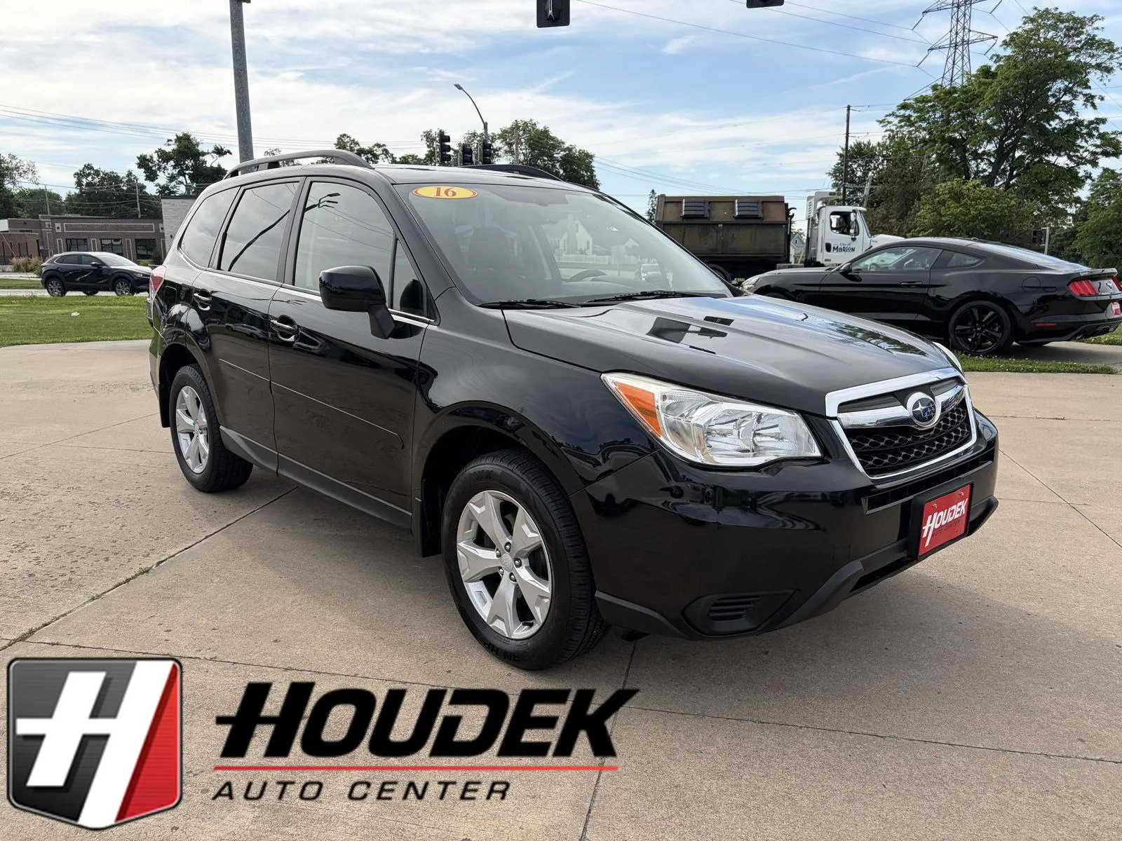 Black 2016 Subaru Forester 2.5i Premium for sale in Marion, IA