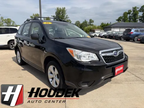 Black 2016 Subaru Forester 2.5i for sale in Marion, IA