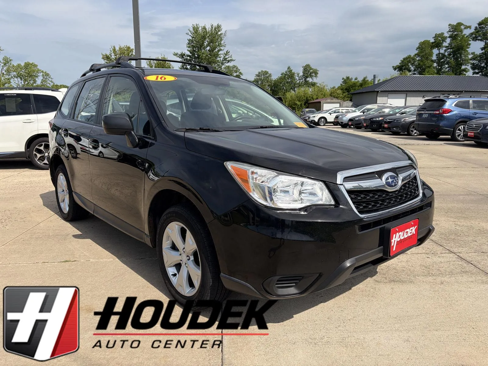 Black 2016 Subaru Forester 2.5i for sale in Marion, IA