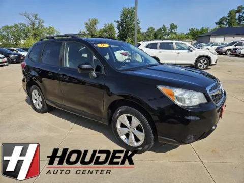 Black 2016 Subaru Forester 2.5i Premium for sale in Marion, IA
