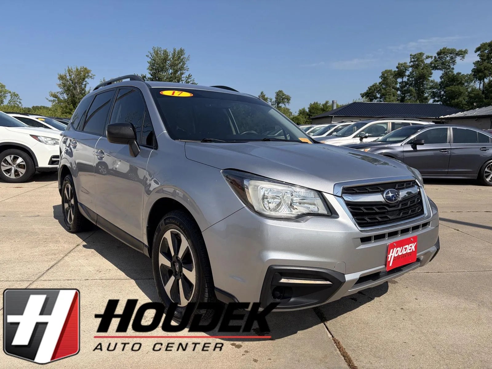 Silver 2017 Subaru Forester 2.5i Premium PZEV CV for sale in Marion, IA