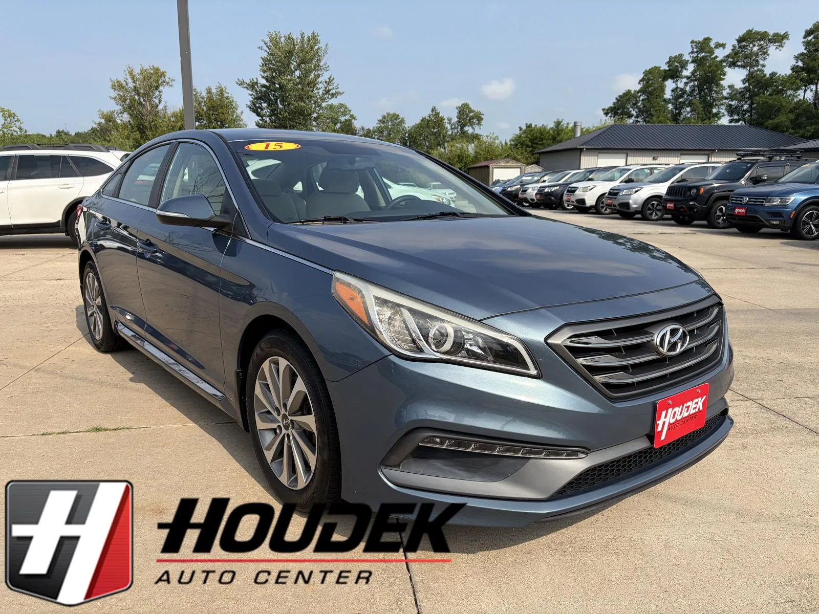 Blue 2015 Hyundai Sonata 2.4L Sport for sale in Marion, IA