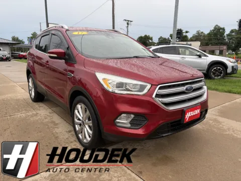 Red 2017 Ford Escape Titanium for sale in Marion, IA