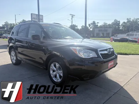 Black 2016 Subaru Forester 2.5i Premium PZEV CV for sale in Marion, IA