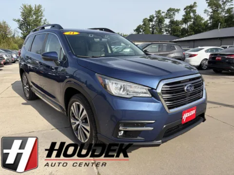 Blue 2021 Subaru Ascent Limited for sale in Marion, IA
