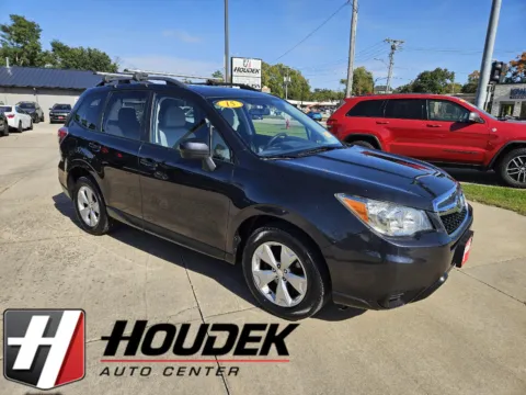 Black 2015 Subaru Forester 2.5i Premium for sale in Marion, IA