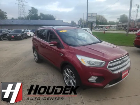 Red 2017 Ford Escape Titanium for sale in Marion, IA
