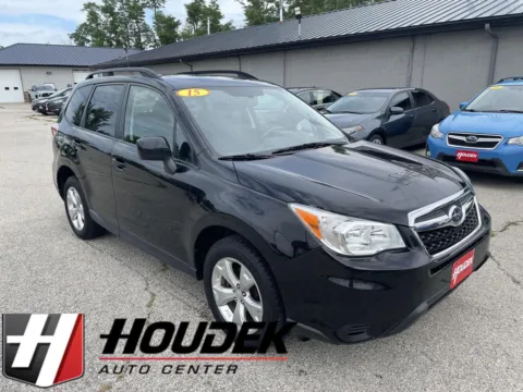 Black 2015 Subaru Forester 2.5i Premium for sale in Marion, IA