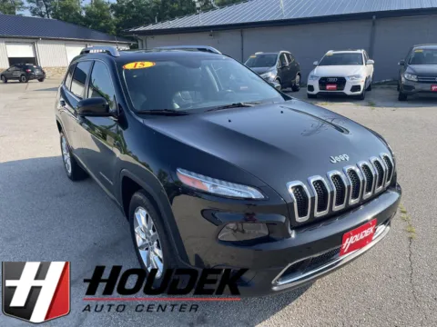 Black 2015 Jeep Cherokee Limited for sale in Marion, IA