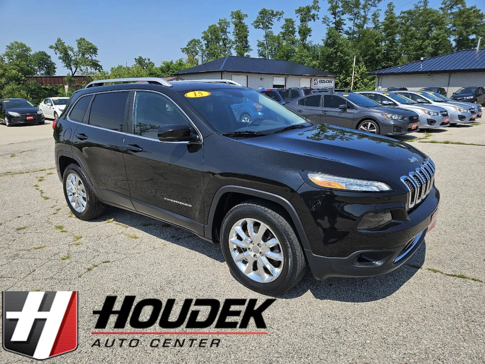 Black 2015 Jeep Cherokee Limited for sale in Marion, IA