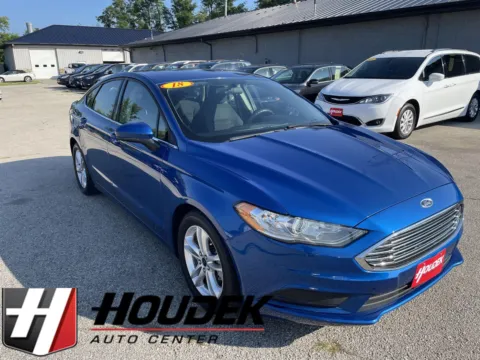 Blue 2018 Ford Fusion SE for sale in Marion, IA
