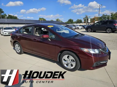 Red 2015 Honda Civic Sedan LX for sale in Marion, IA