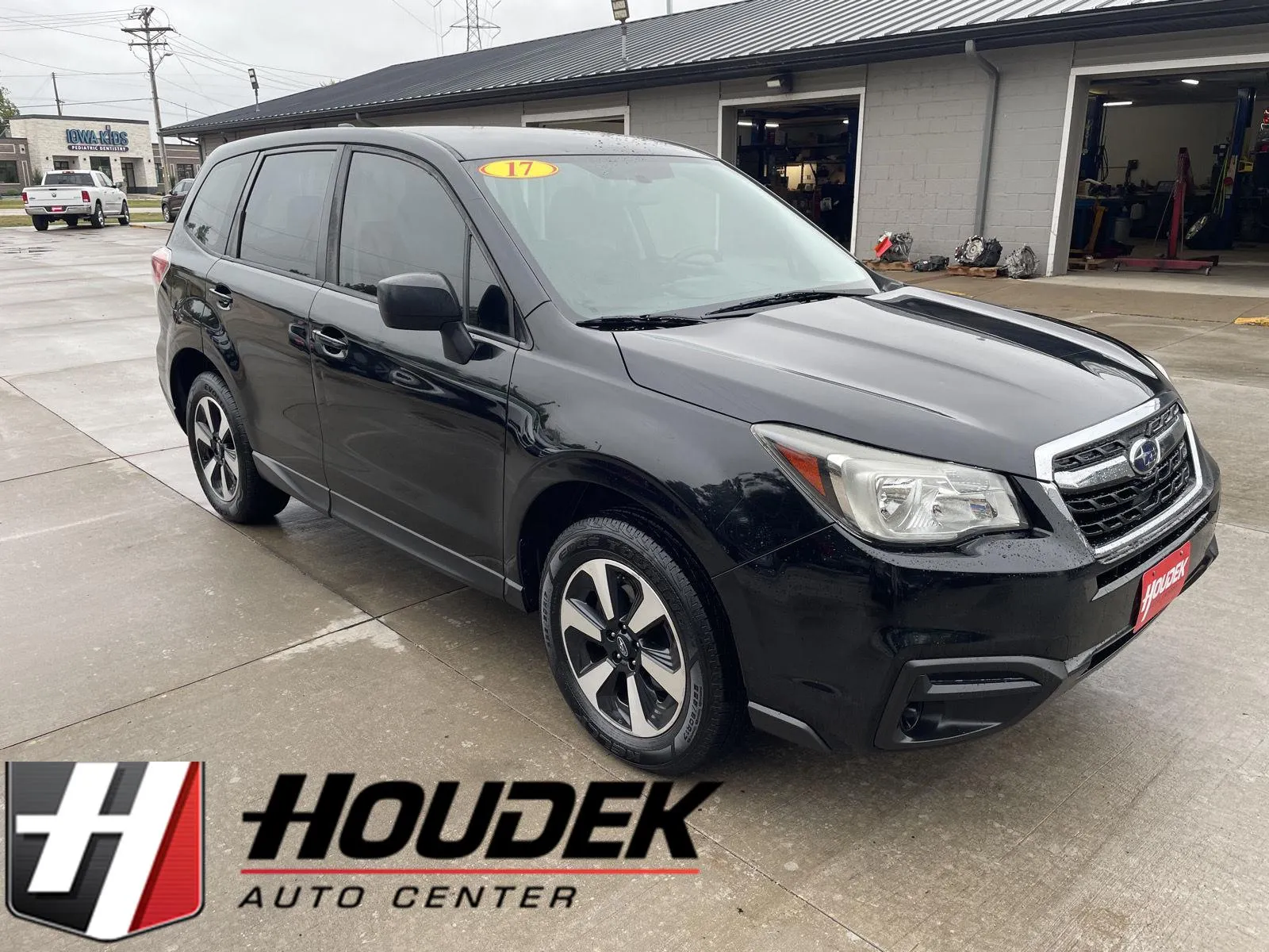 Black 2017 Subaru Forester 2.5i PZEV 6M for sale in Marion, IA