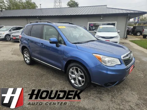 Blue 2015 Subaru Forester 2.5i Touring for sale in Marion, IA