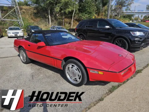 Red 1989 Chevrolet Corvette Convertible for sale in Marion, IA