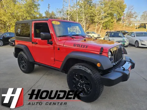 Red 2017 Jeep Wrangler Willys Wheeler for sale in Marion, IA